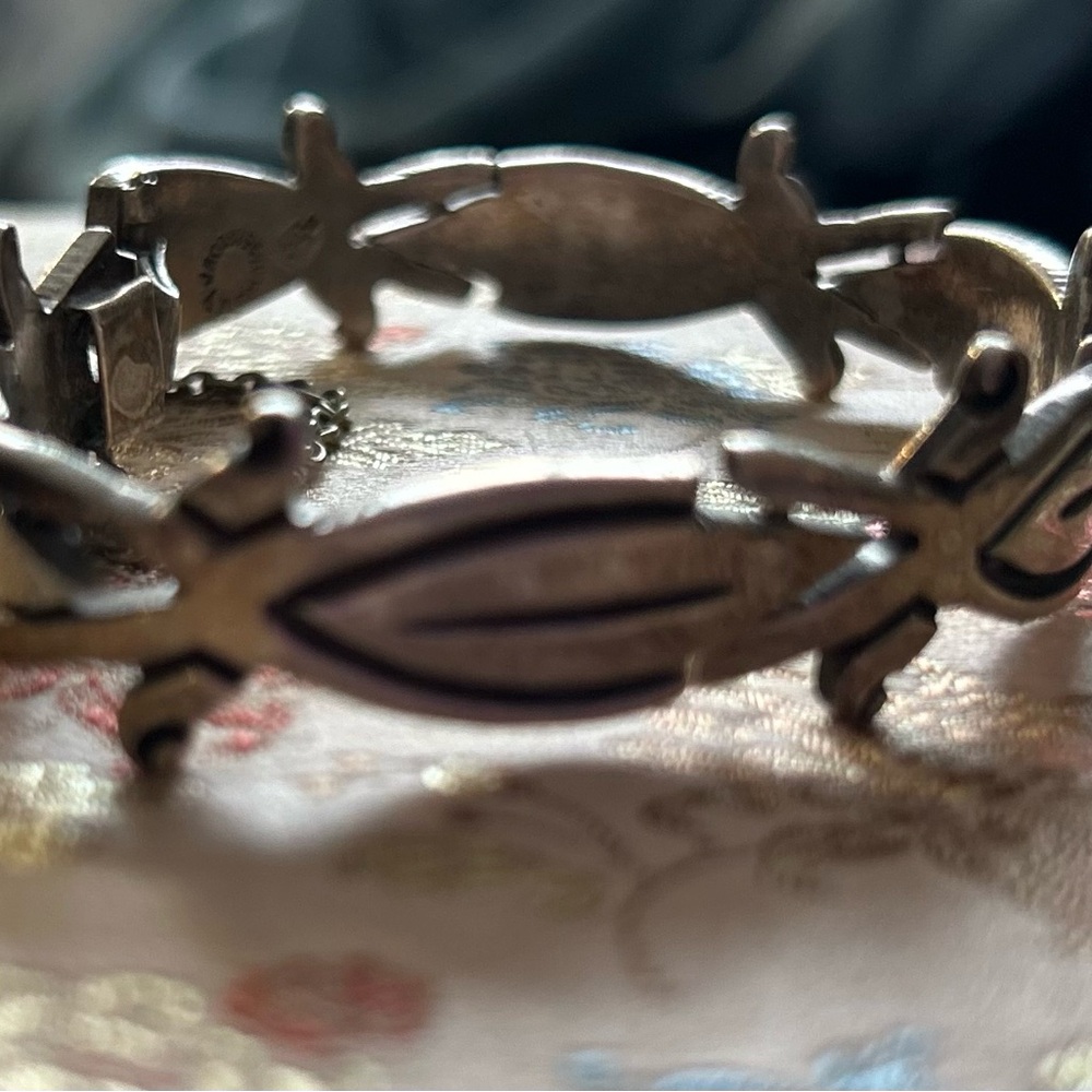 JV JACOB VINTAGE TAXCO midcentury modern Sterling Silver vintage bracelet - Picture 6 of 10